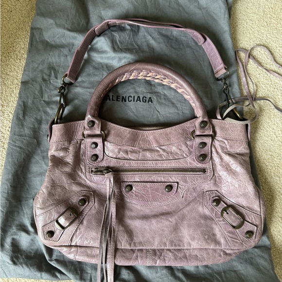 Balenciaga First Bag Lavender - Picture 4 of 7
